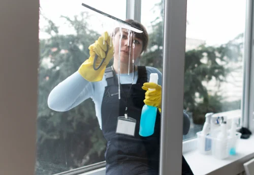 Nettoyage de vitres intérieures et extérieures à Saint-Vincent-la-Châtre